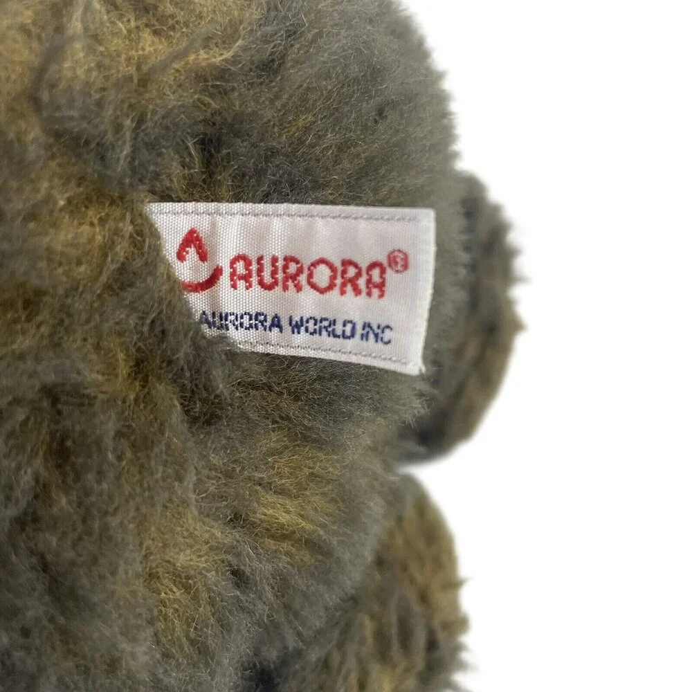 Aurora Babies‎ Brown Bear Cub 12” Plush Stuffed Animal Toy Realistic RARE